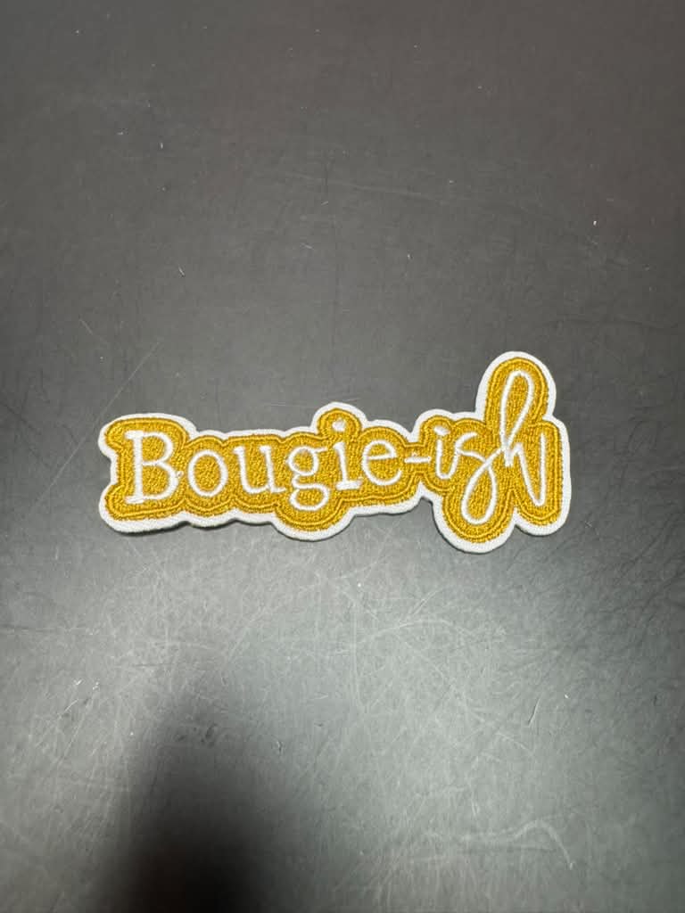 Bougie-ish Iron-On Embroidered Patch