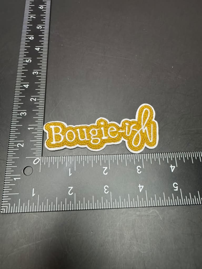 Bougie-ish Iron-On Embroidered Patch