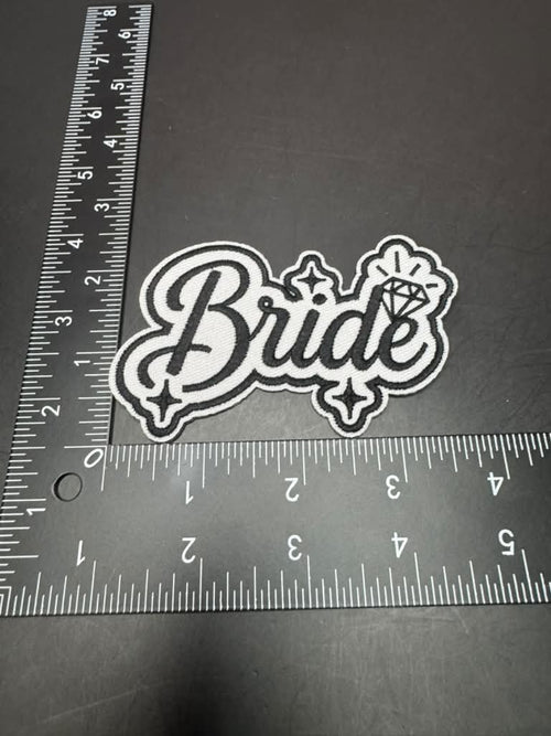 Bride Iron-On Embroidered Patch