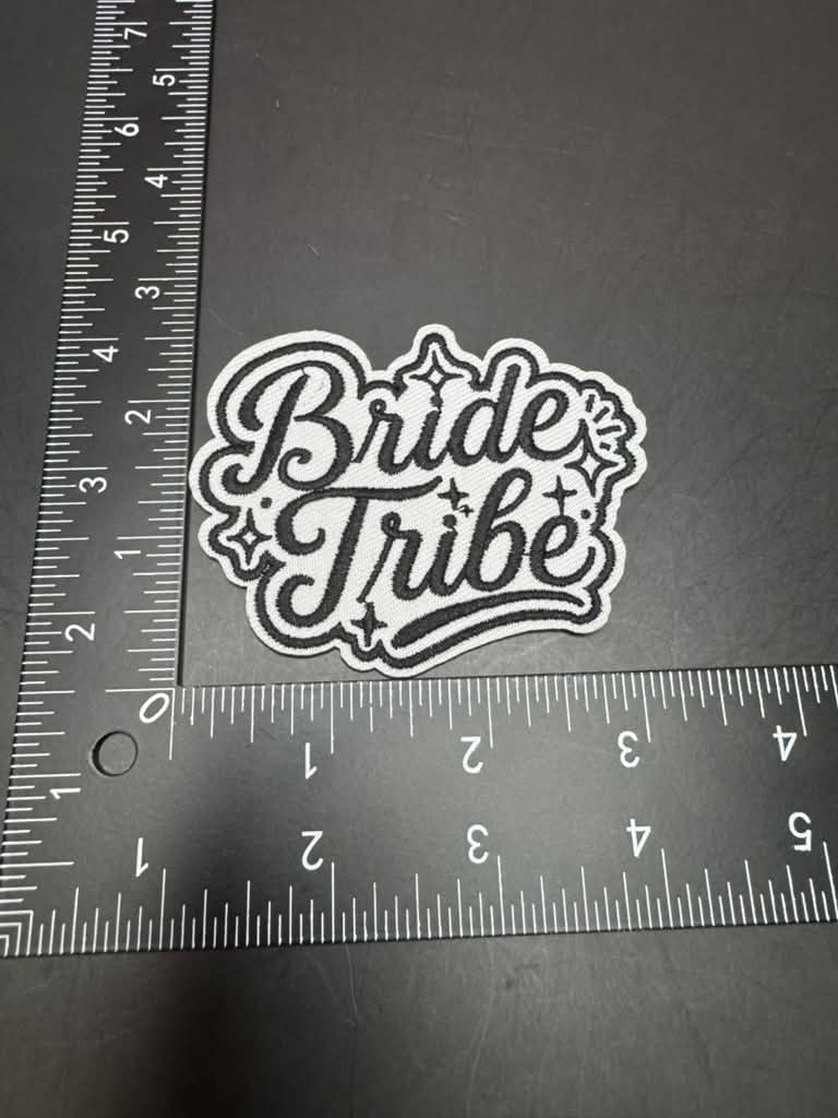 Bride Tribe Iron-On Embroidered Patch