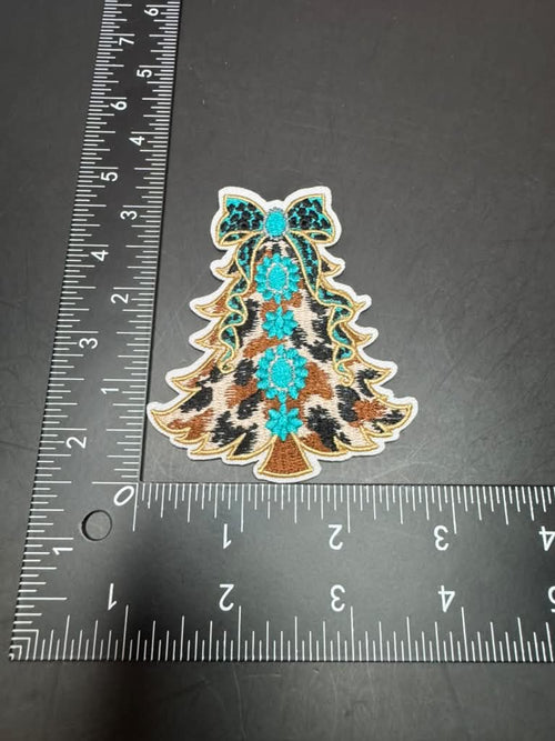 Country Tree Iron-On Embroidered Patch