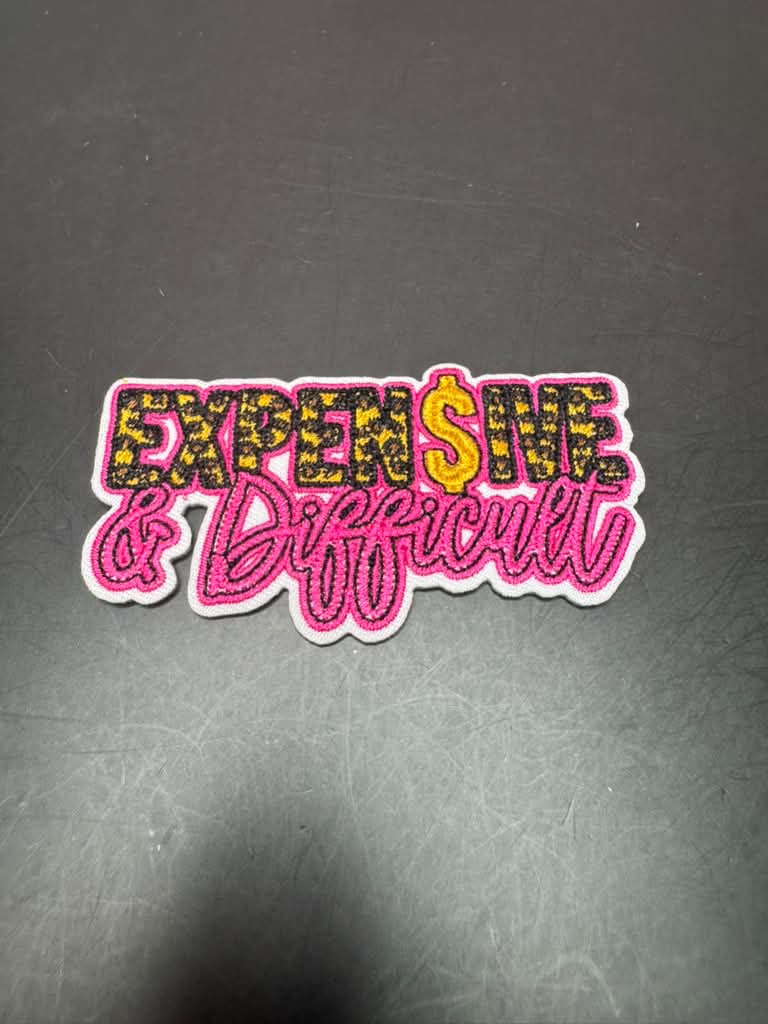 Expensive & Difficult Iron-On Embroidered Patch