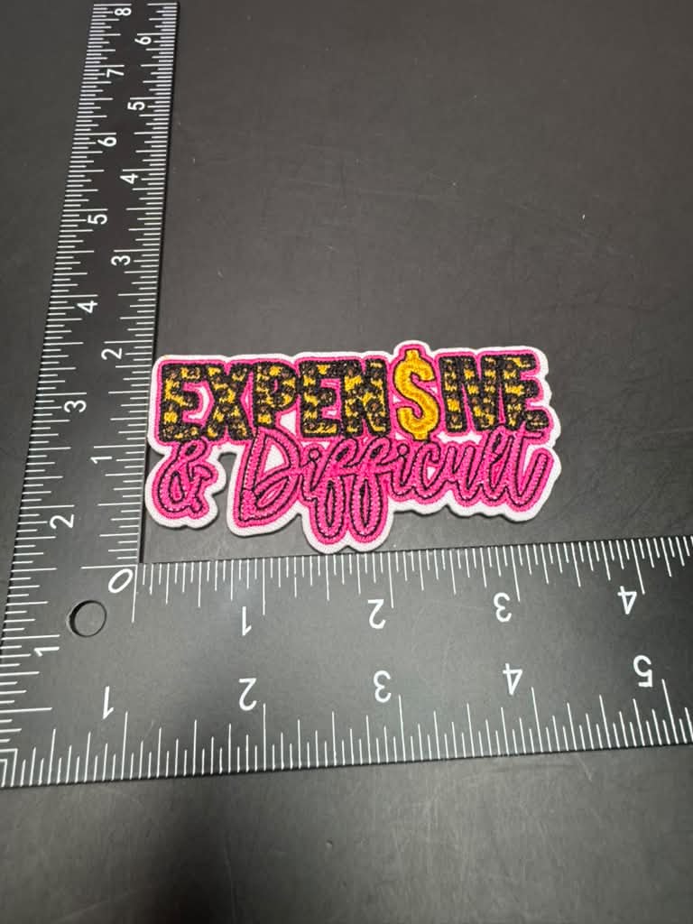 Expensive & Difficult Iron-On Embroidered Patch