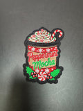 Peppermint Mocha Iron-On Embroidered Patch