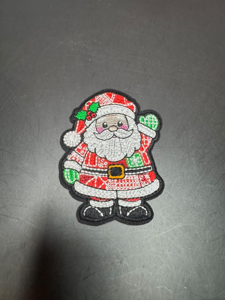 Santa Claus Iron-On Embroidered Patch