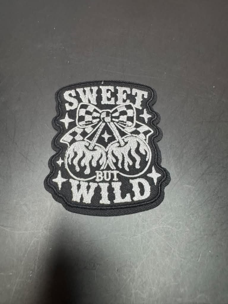 Sweet But Wild Iron-On Embroidered Patch