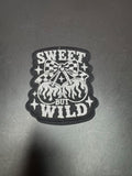 Sweet But Wild Iron-On Embroidered Patch