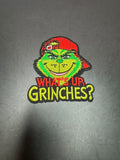What's Up Grinches Iron-On Embroidered Patch